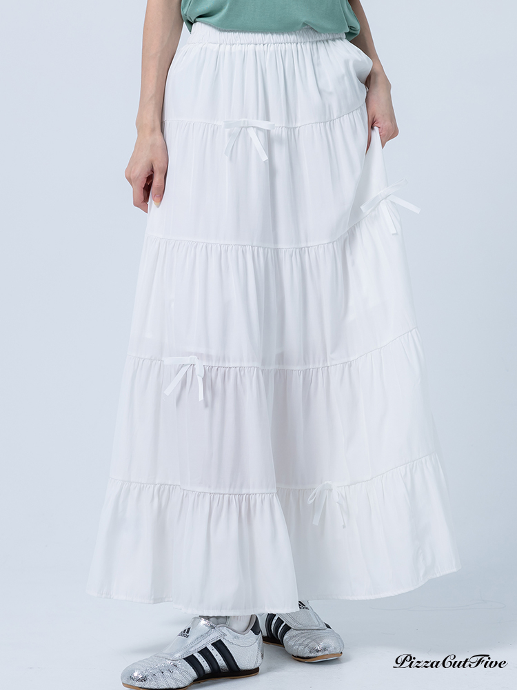 [SALE]蝴蝶結造型蛋糕長裙 PizzaCutFive PCF252492019