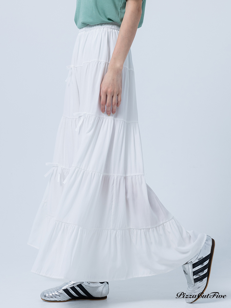 [SALE]蝴蝶結造型蛋糕長裙 PizzaCutFive PCF252492019