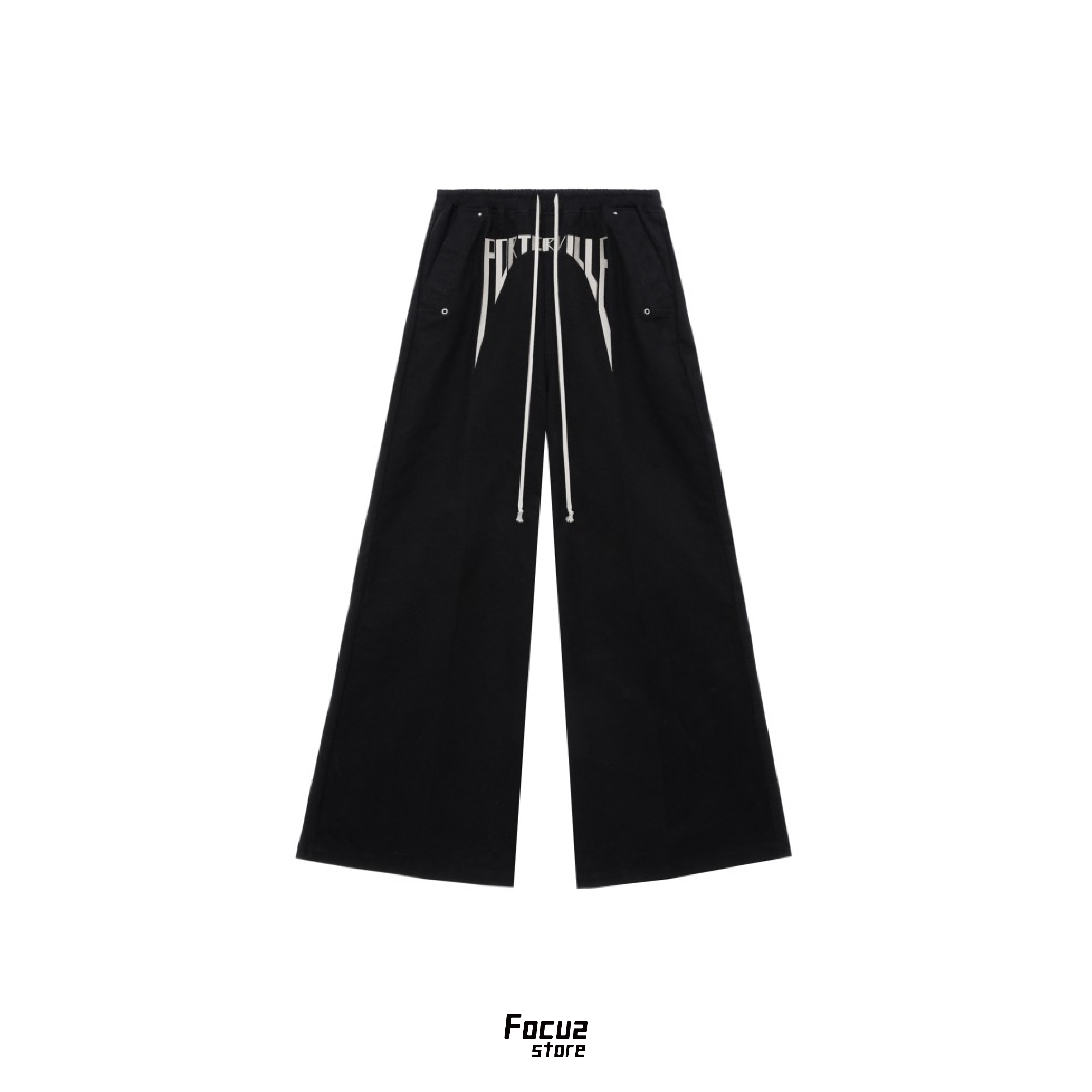 【Focus Store】預購 RICK OWENS Porterville Wide Leg Pants "Black" 黑色