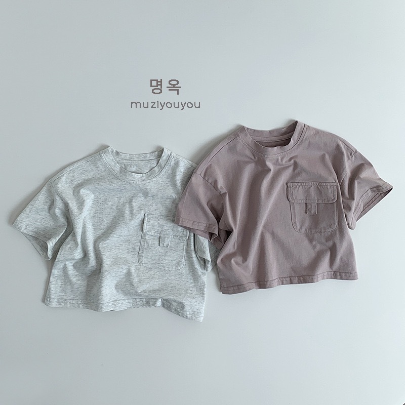 不分男女ꕀꕀ 造型口袋TEE   𓂃𓈒⟡