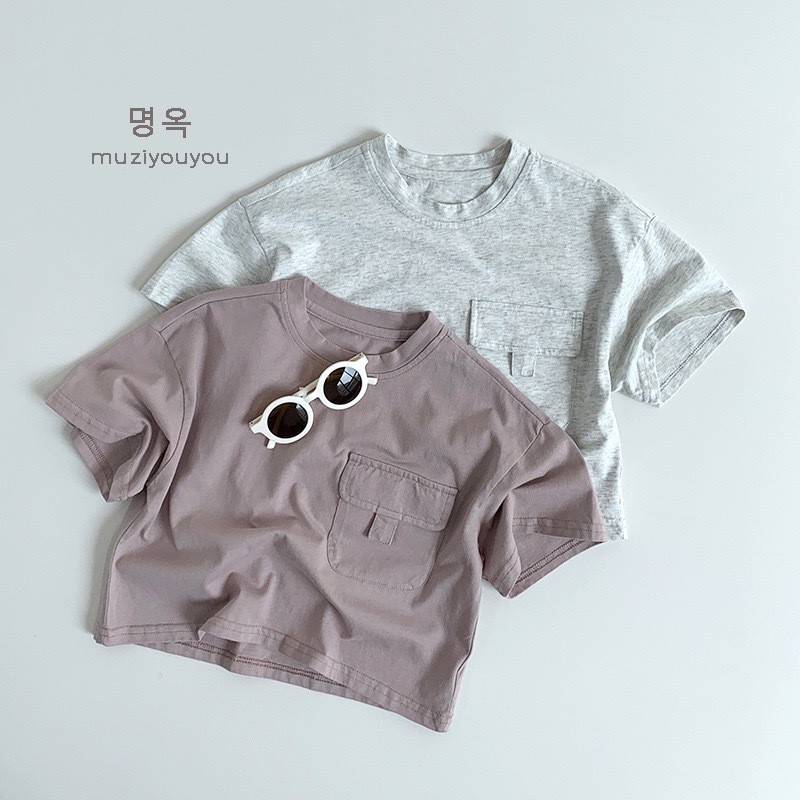 不分男女ꕀꕀ 造型口袋TEE   𓂃𓈒⟡