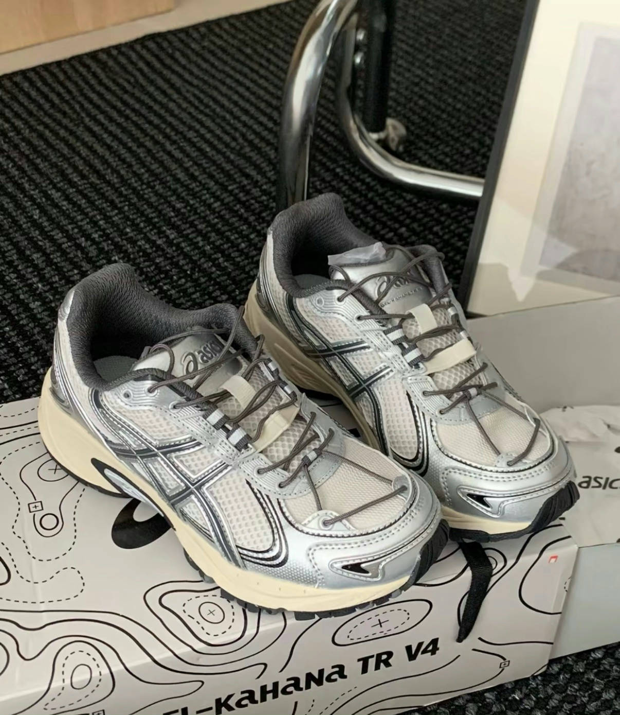 ASICS GEL-KAHANA TR V4 奶油銀白 1203A497-200