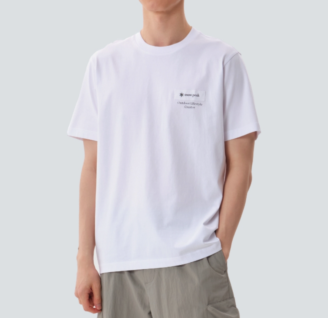 【現貨】snow peak Aerocool Woven Patch Short Sleeve T-shirt 25SS 貼布box 短tee S25MMFTS24 速乾 涼感