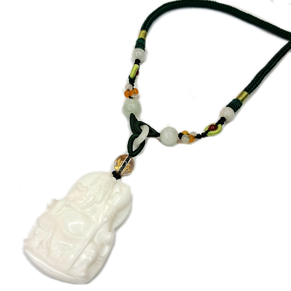 關聖帝君{硨磲}中國結項鍊【十方】123068