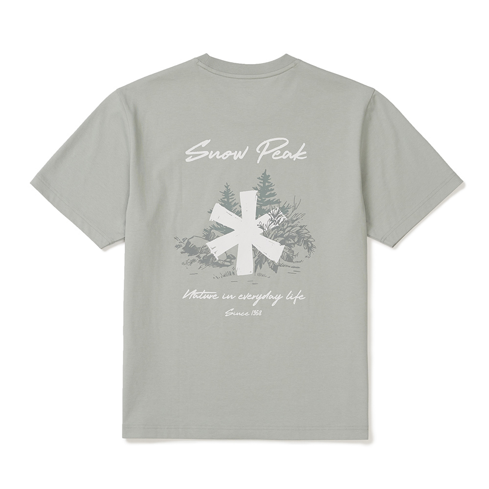  peak Aerocool アスタリスク Tシャツ 3colors snow peak Aerocool Asterisk Short Sleeve T-shirt 大印花log