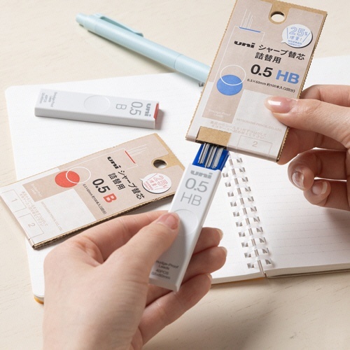 UNI 抗髒污 0.5mm自動鉛筆筆芯 200入補充包