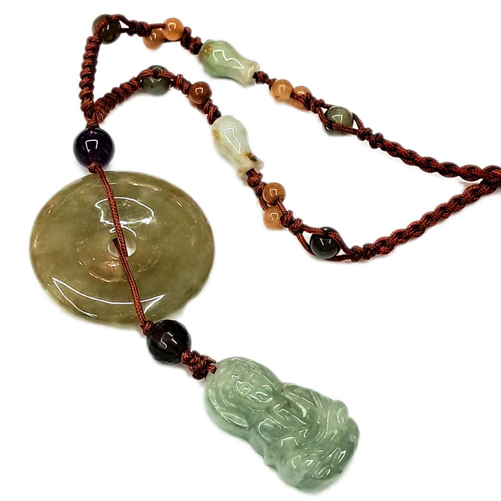 觀音小玉佩中國結項鍊【十方】133782