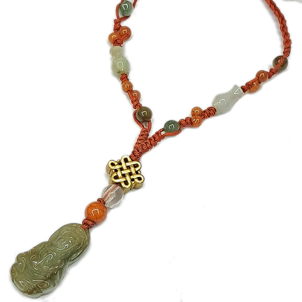 觀音小玉佩中國結項鍊【十方】133784