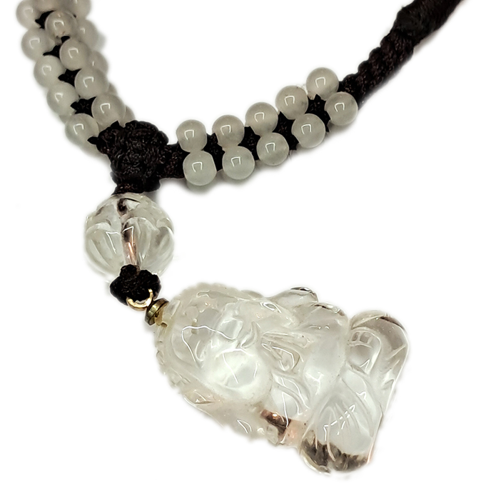 佛陀Q版{水晶}中國結短鍊【十方】136040