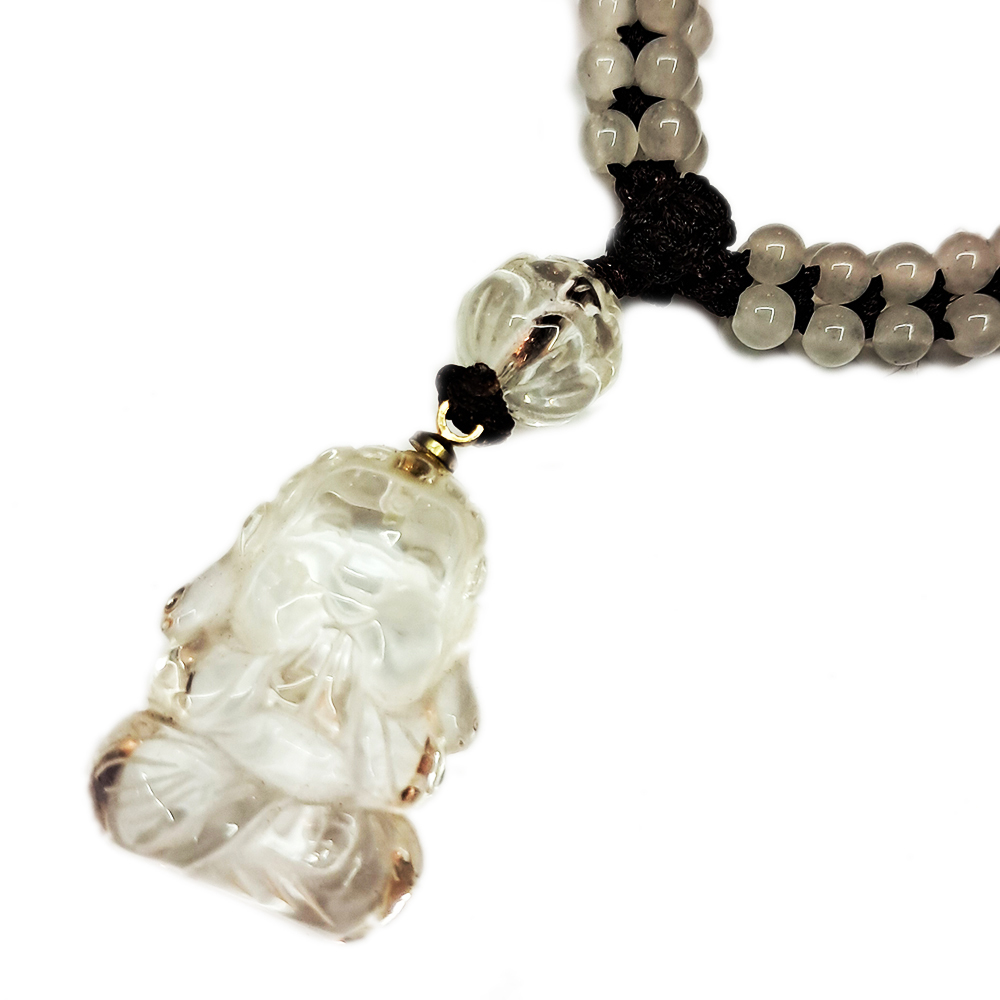 佛陀Q版{水晶}中國結短鍊【十方】136040