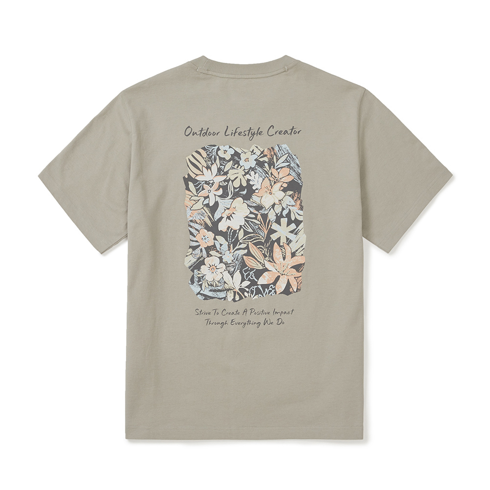 [PEAK] Cotton Tropical Short Sleeve T-Shirt 韓国 snow peak Cotton Tropical Short Sleeve T-shirt 25SS