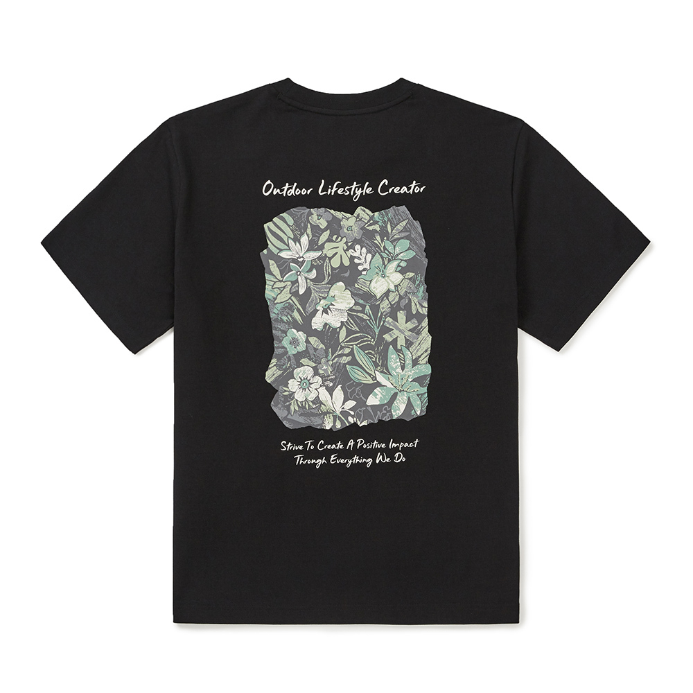 [PEAK] Cotton Tropical Short Sleeve T-Shirt 韓国 snow peak Cotton Tropical Short Sleeve T-shirt 25SS