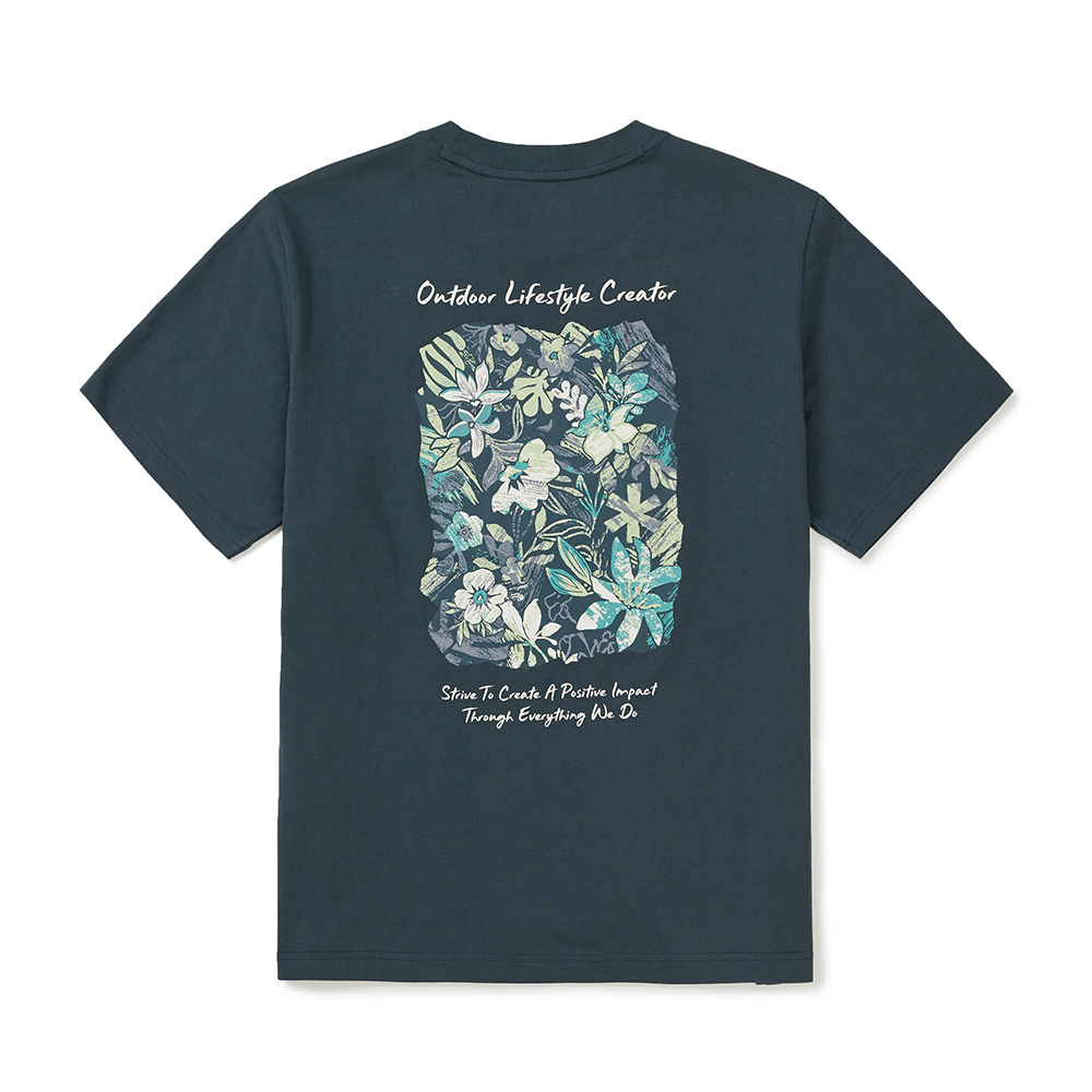 [PEAK] Cotton Tropical Short Sleeve T-Shirt 韓国 snow peak Cotton Tropical Short Sleeve T-shirt 25SS