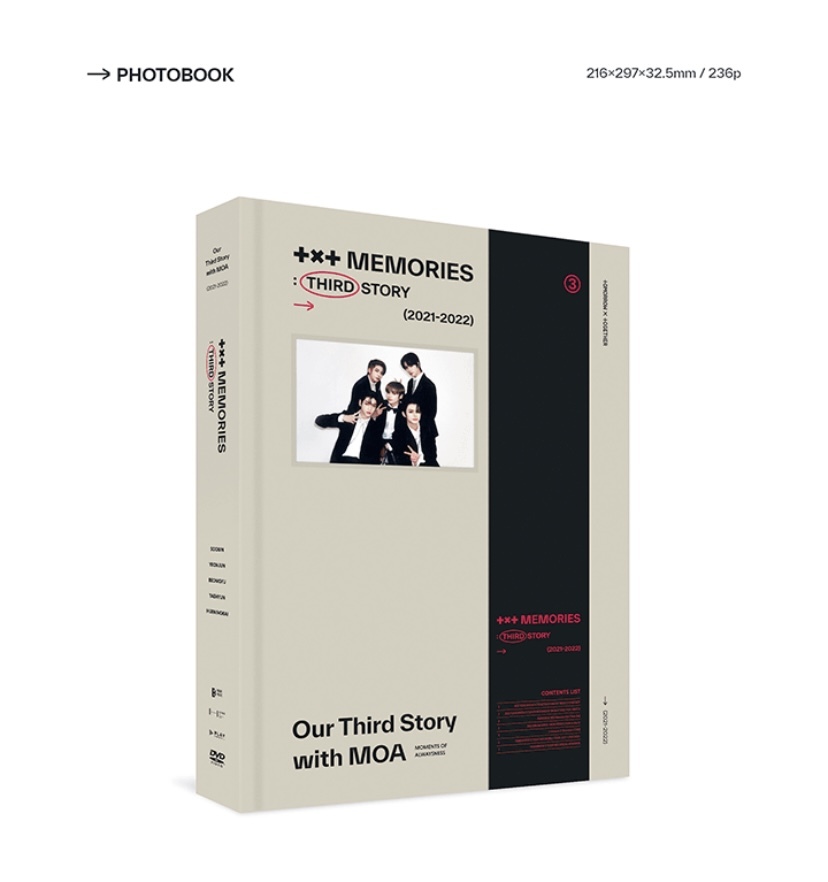 TOMORROW X TOGETHER MEMORIES : THIRD STORY ( DVD )