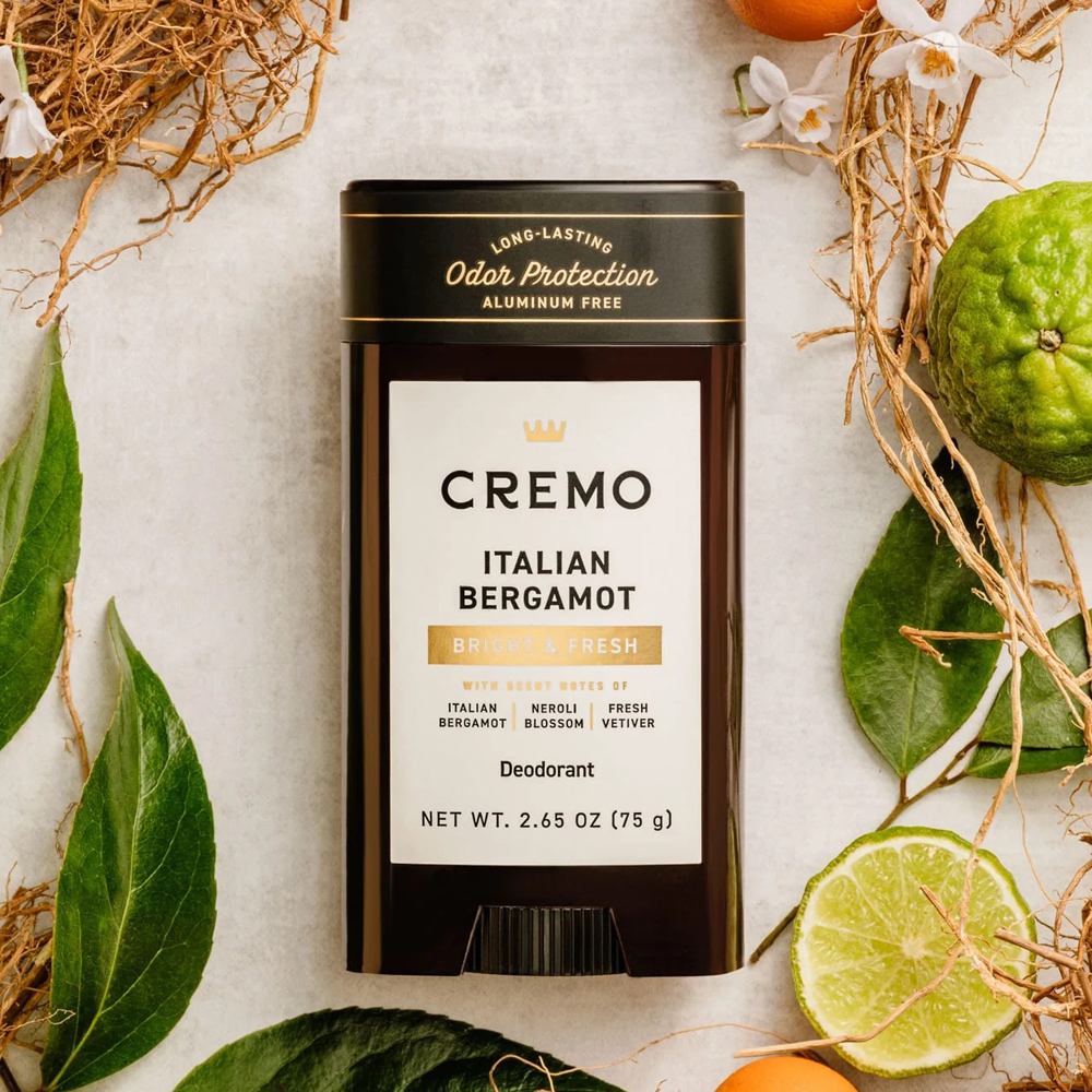 美國 Cremo - 義大利佛手柑 香水體香膏 / 香氛爽身膏