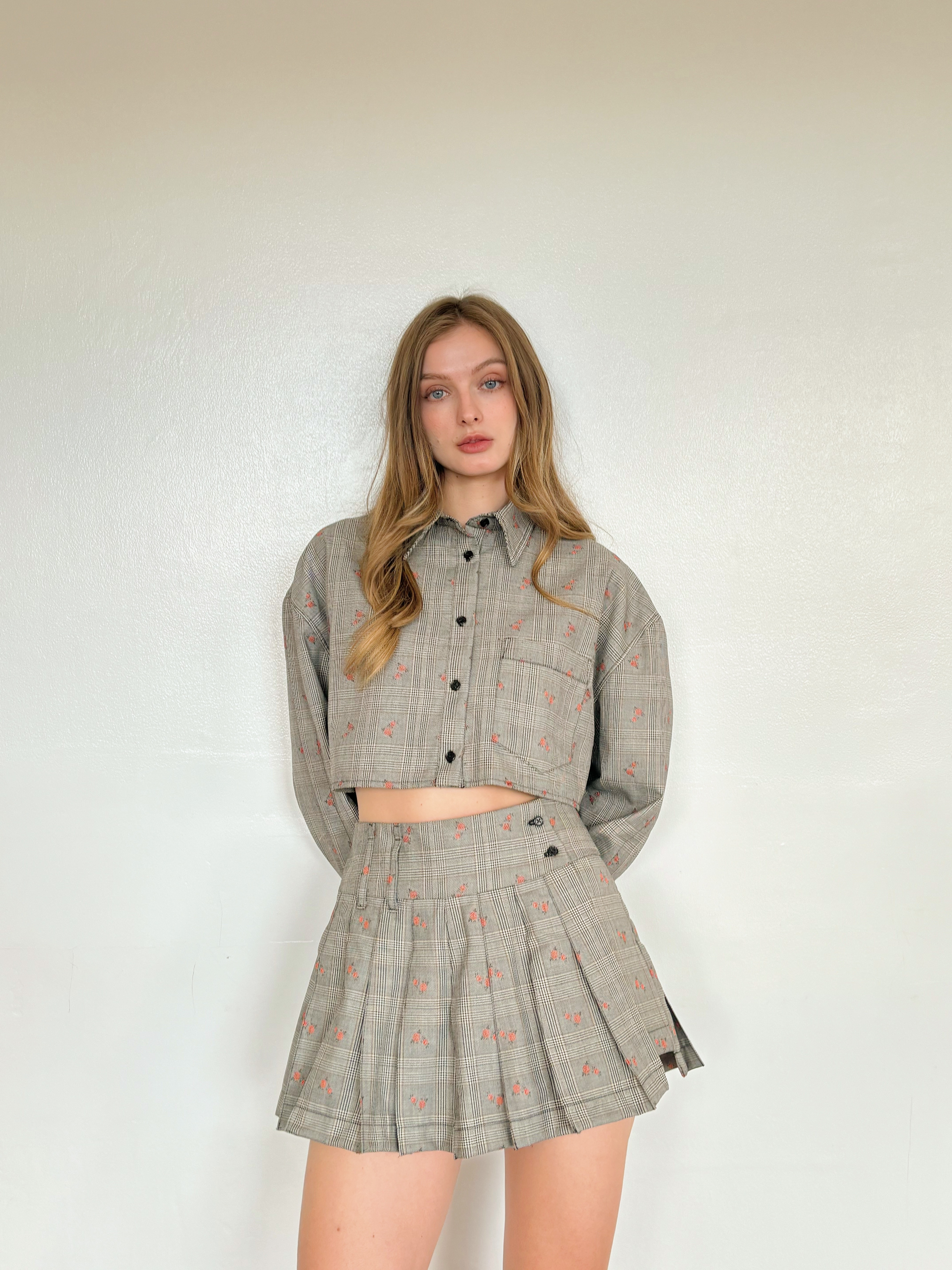 Heath Floral Check Set