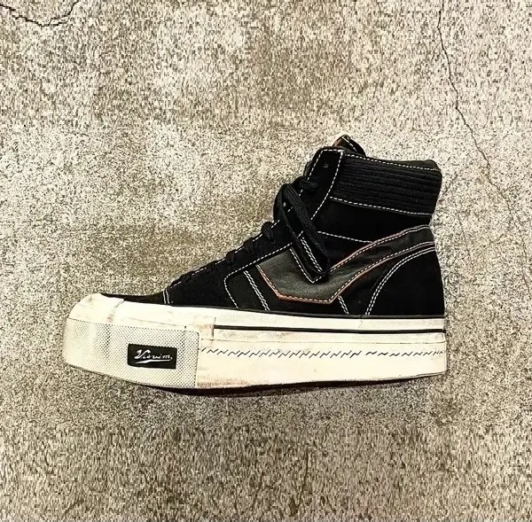 LAST PCS RE-STOCK: VISVIM ZEPHYR HI G.PATTEN - BLACK PRE ORDER ITEM (預訂中)