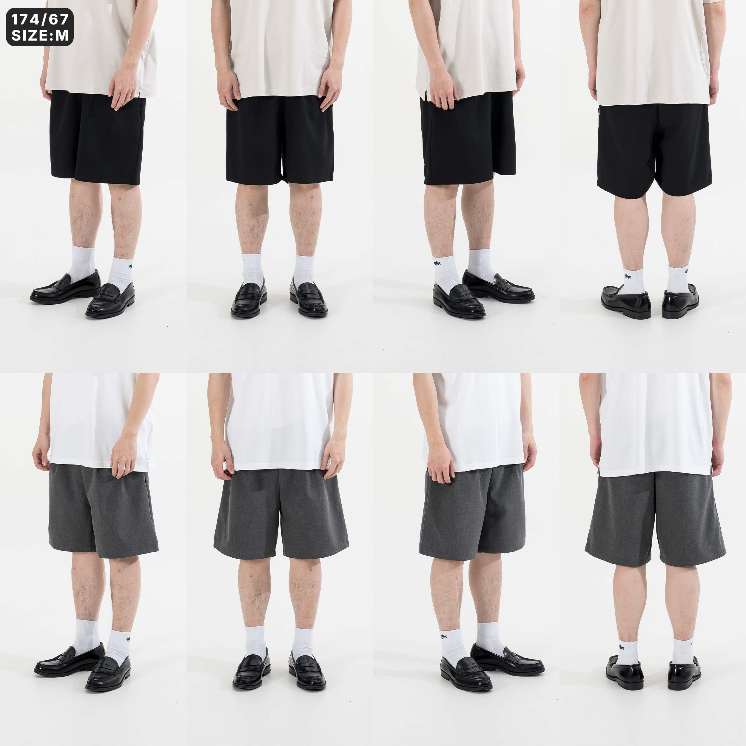 AGILITY Pleated Suit Short 褶線 五分 西裝短褲 [AC5S]