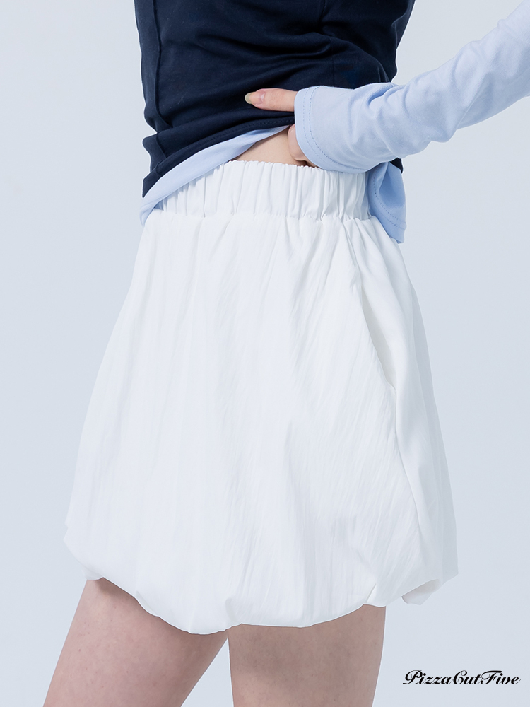 [SALE]雲朵花苞澎澎短裙( 內有安全褲) PizzaCutFive PCF252491014
