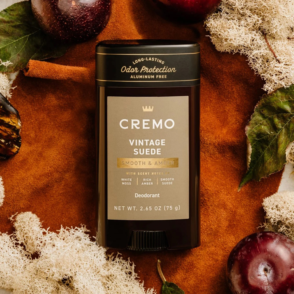 美國 Cremo - 皮革菸草 香水體香膏 / 香氛爽身膏