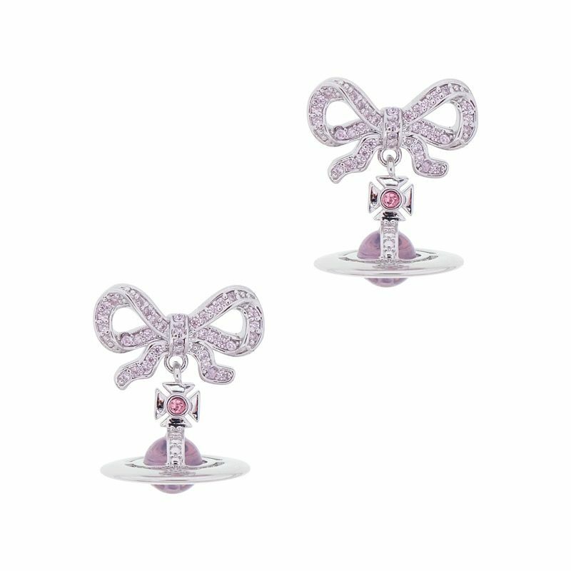 Vivienne Westwood Octavie Orb頸鏈銀粉珠耳環