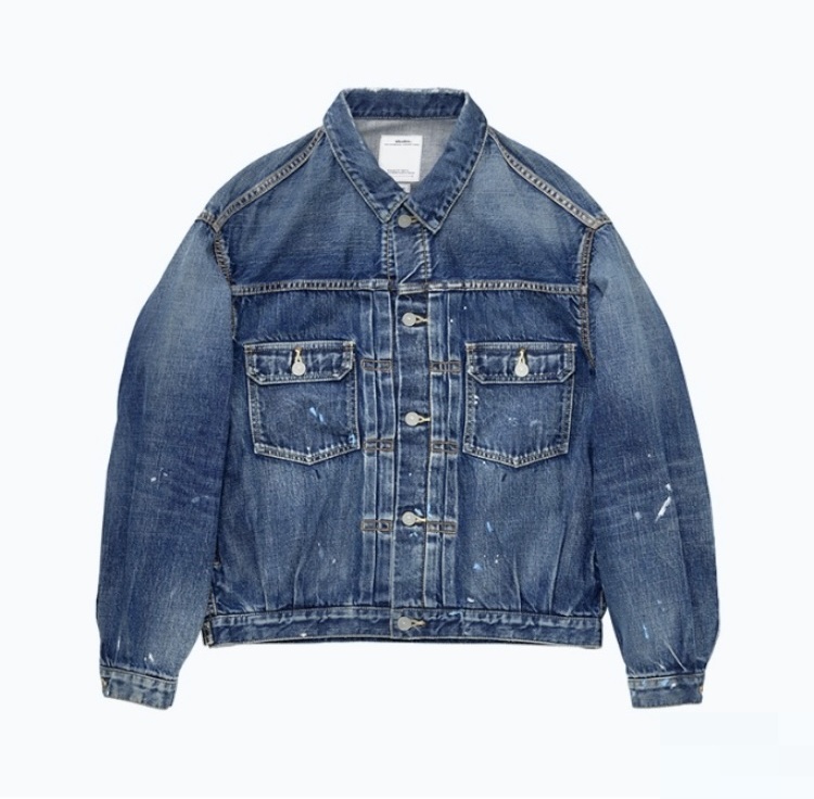LAST PCS RE-STOCK: VISVIM SOCIAL SCULPTURE 101XX JKT DMGD-1010 - SIZE 3 PRE ORDER ITEM (預訂中)