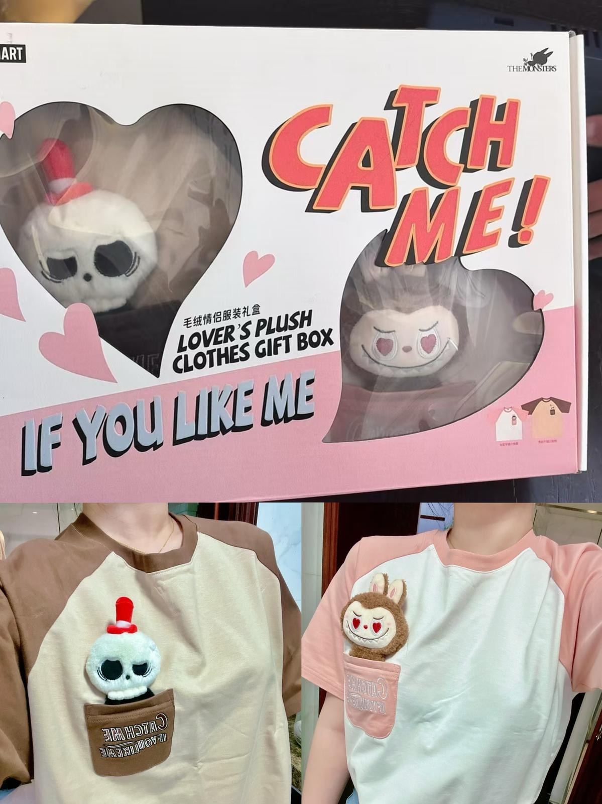 樂園限定 labubu情侶套裝T恤一套 Free Size