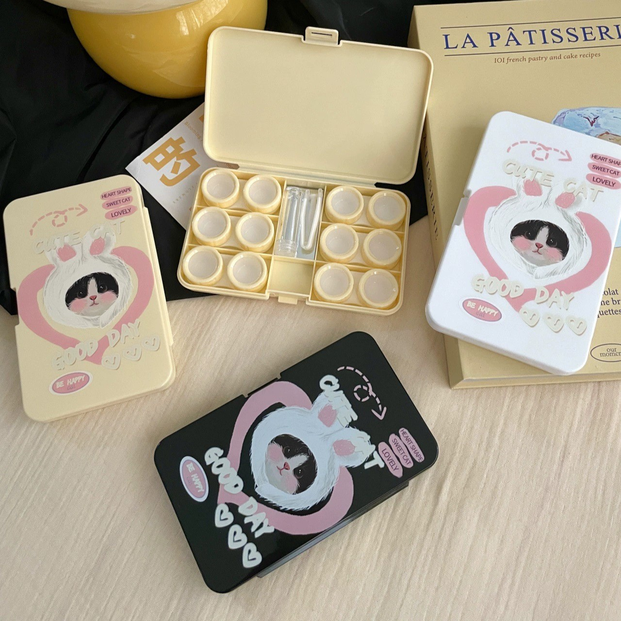 Cute Large-Capacity Contact Lens Storage Case