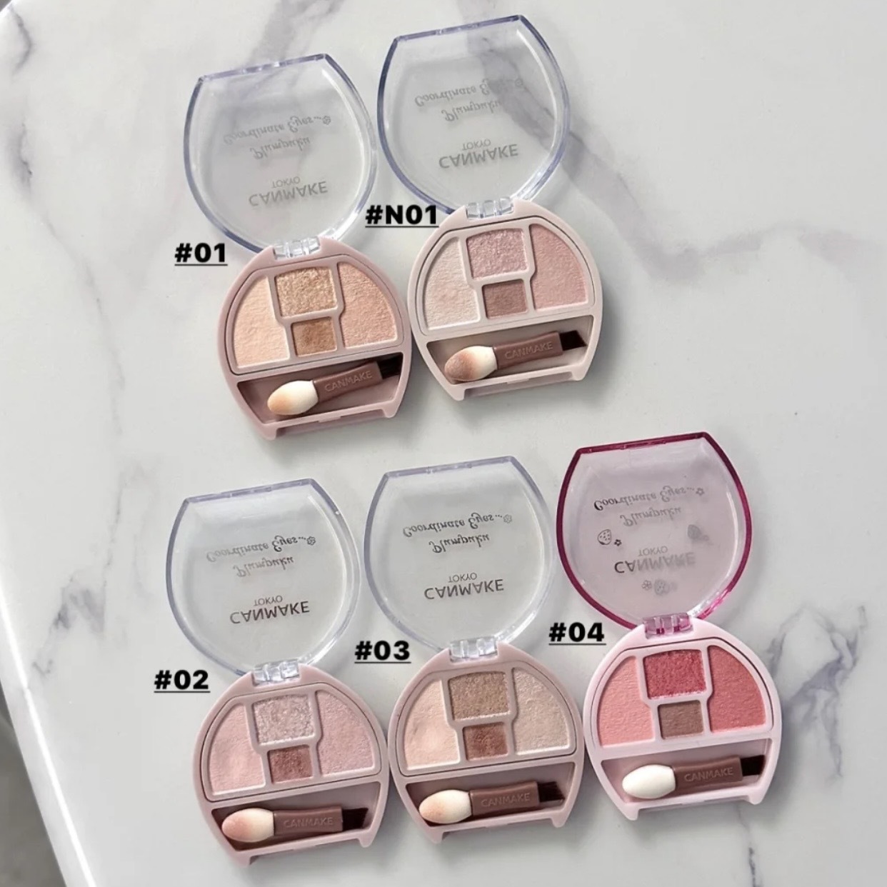 #部分現貨 日本人氣 CANMAKE 臥蠶眼影盤