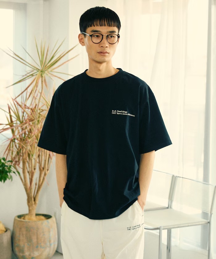 日本 MA Firsthand Basic Logo 刺繍 T-Shirt