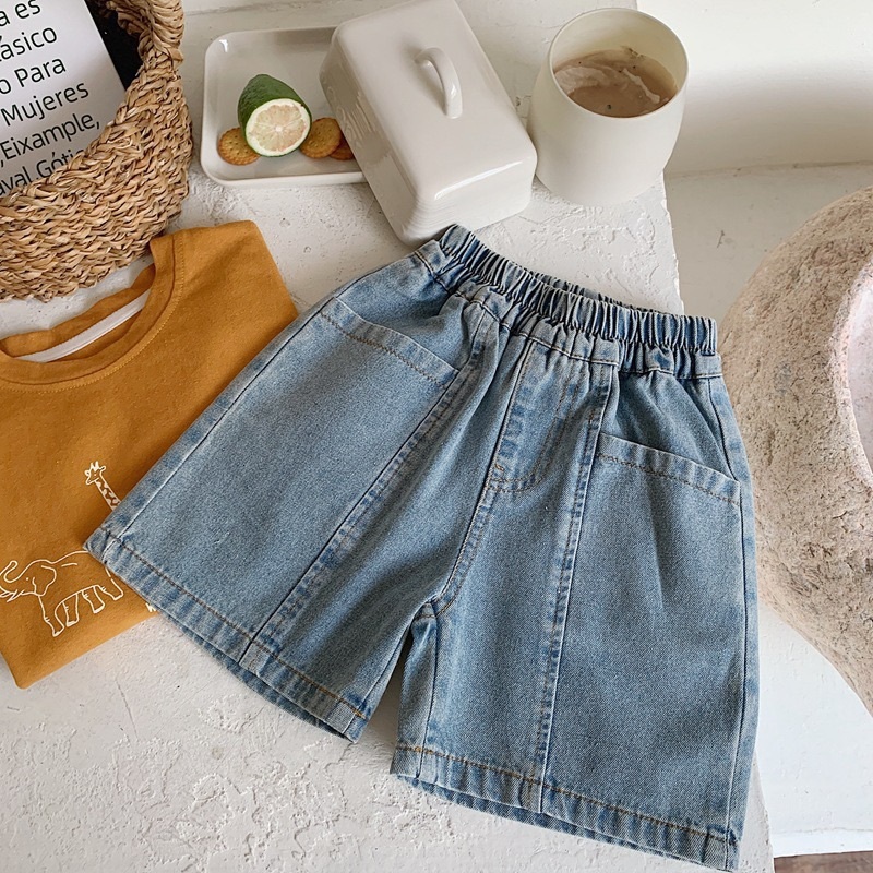 休閒百搭寬鬆五分褲