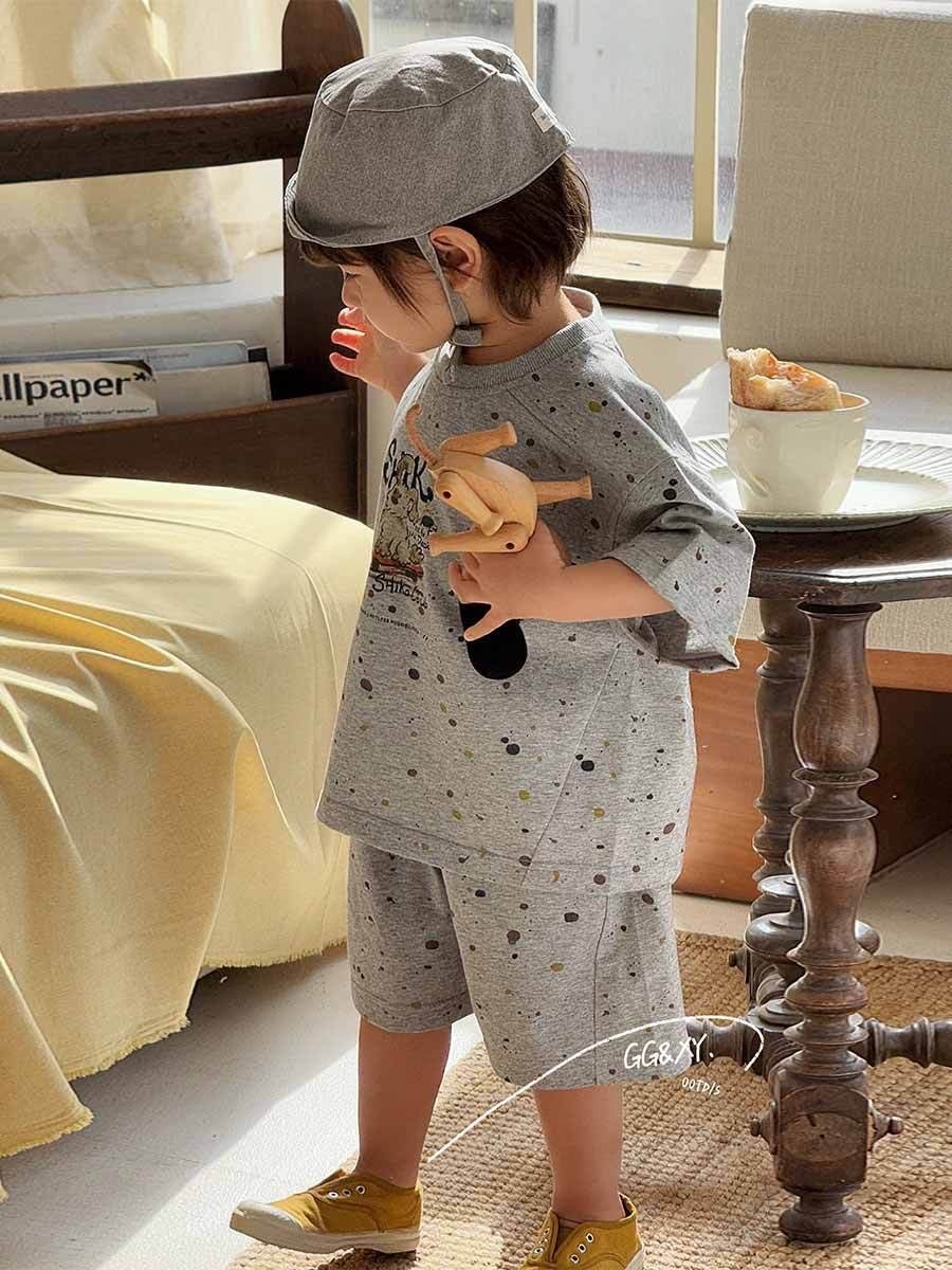 夏季點點狗狗套裝