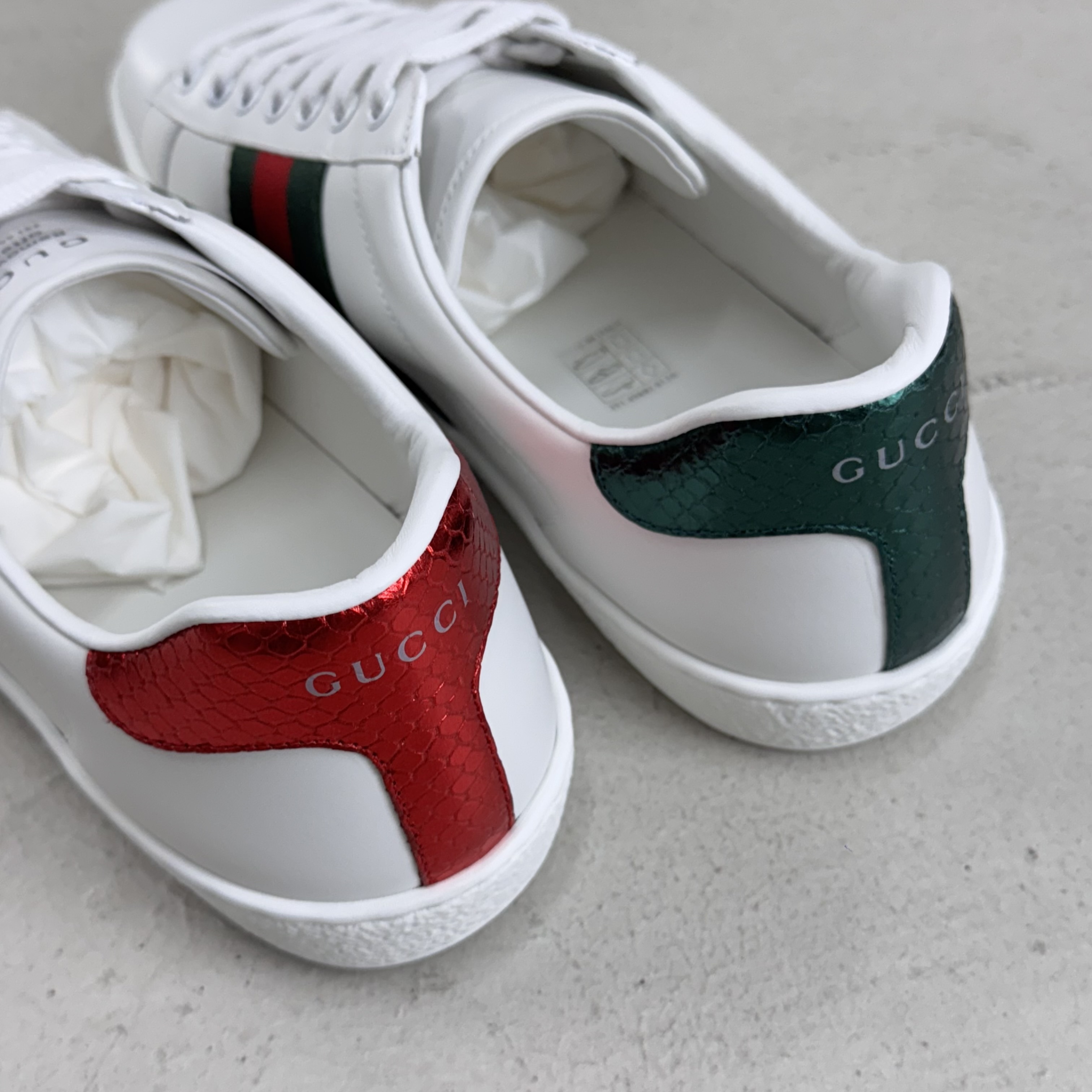 GUCCI Ace 刺繡運動鞋【‎429446 02JP0 9064】