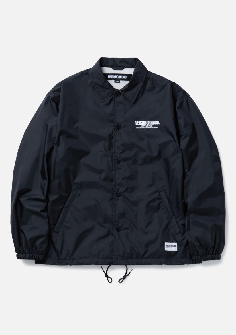 2025SS NEIGHBORHOOD WINDBREAKER JACKET-1 尼龍 夾克 教練 外套 現貨 251TSNH-JKM01
