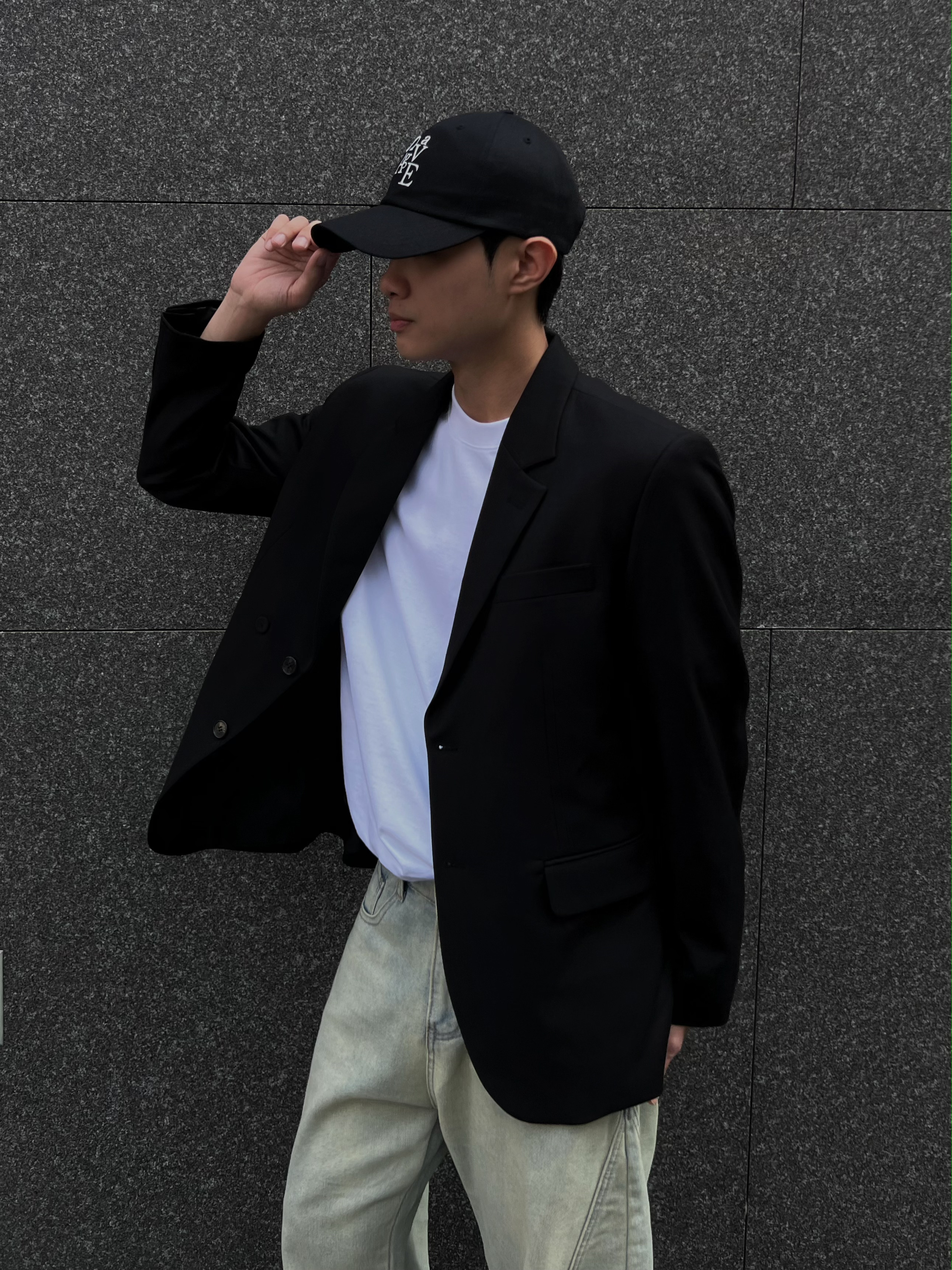 [1atm] 貴族-後開岔西裝外套