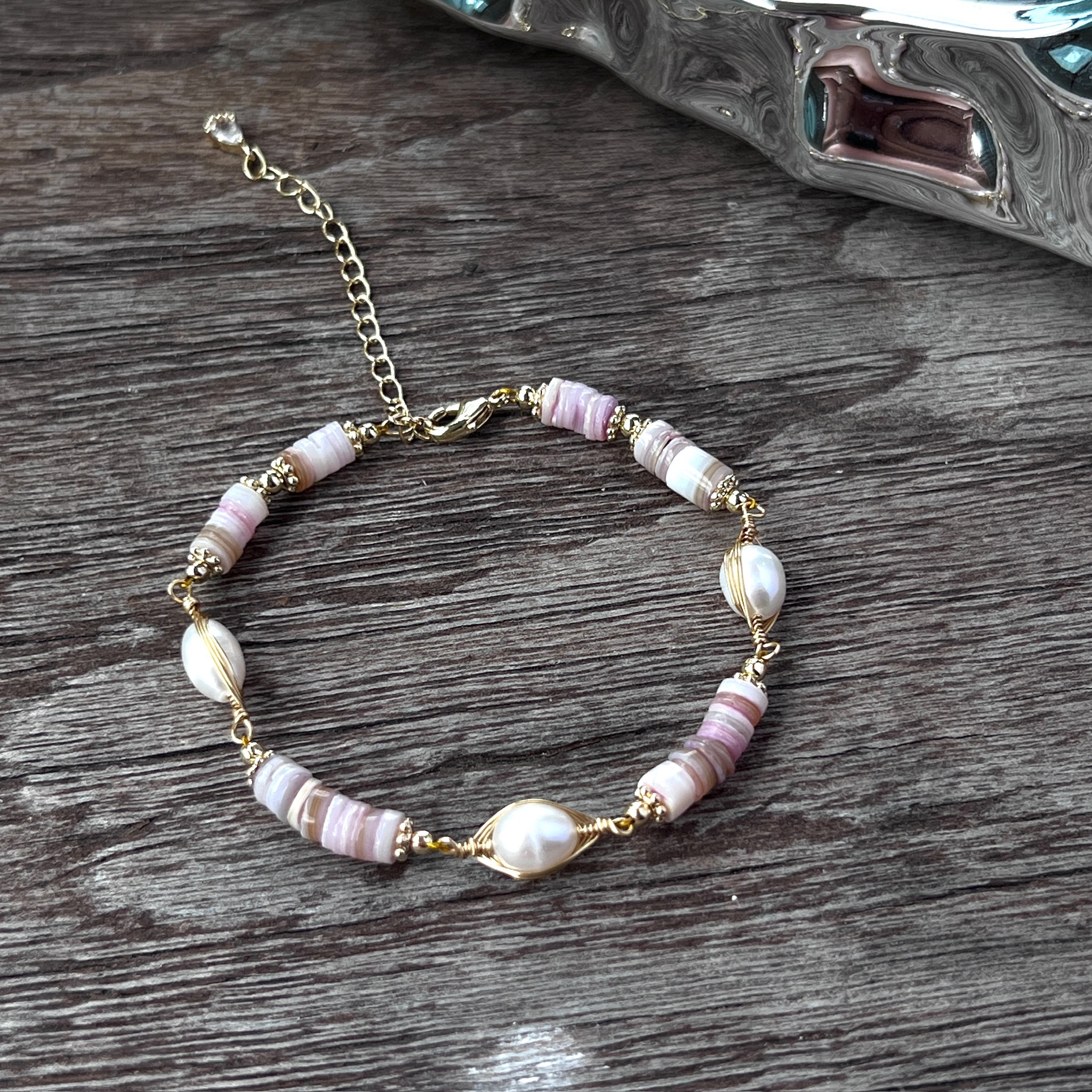 Natural Stone Bracelet (Handmade)