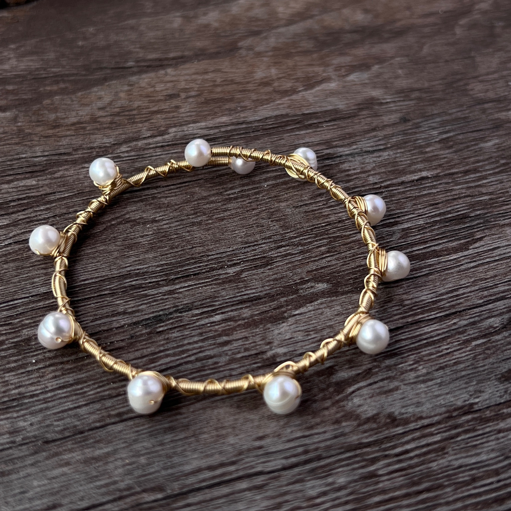 Freshwater Pearl Bracelet (Handmade)