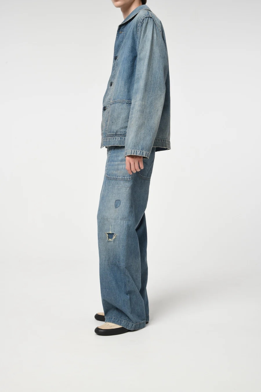 M 新品 25ss BOWWOW USN M44 DUNGAREE TROUSE LAST 1】BOWWOW「USN M44 DUNGAREE TROUSERS, SIDE SEAMLESS