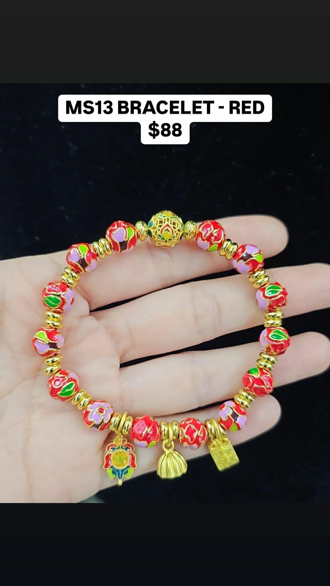 MS13 BRACELET - RED