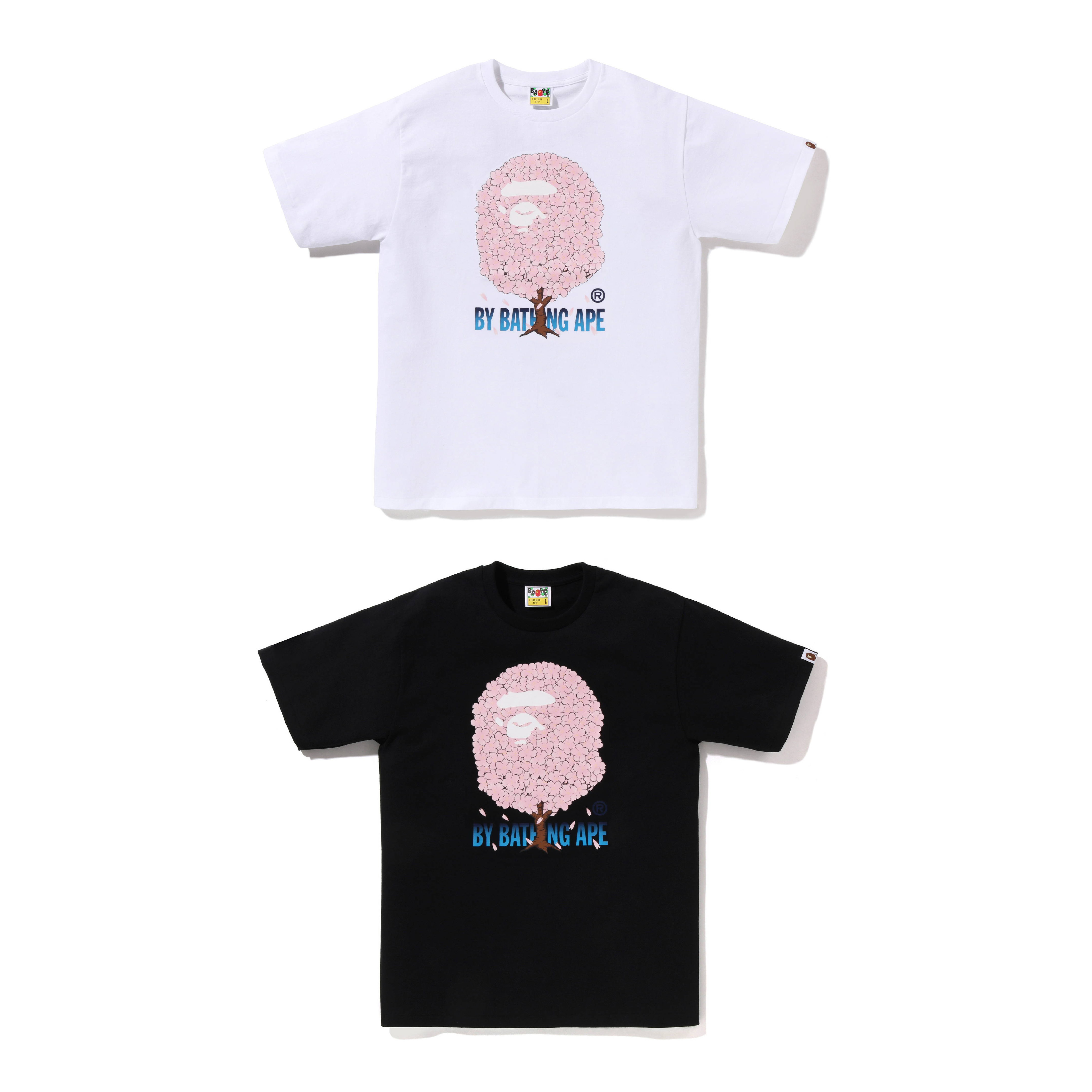 2025SS BAPE A BATHING APE SAKURA BY BATHING APE TEE #1 櫻花樹 大頭 短T 現貨 1L00110018