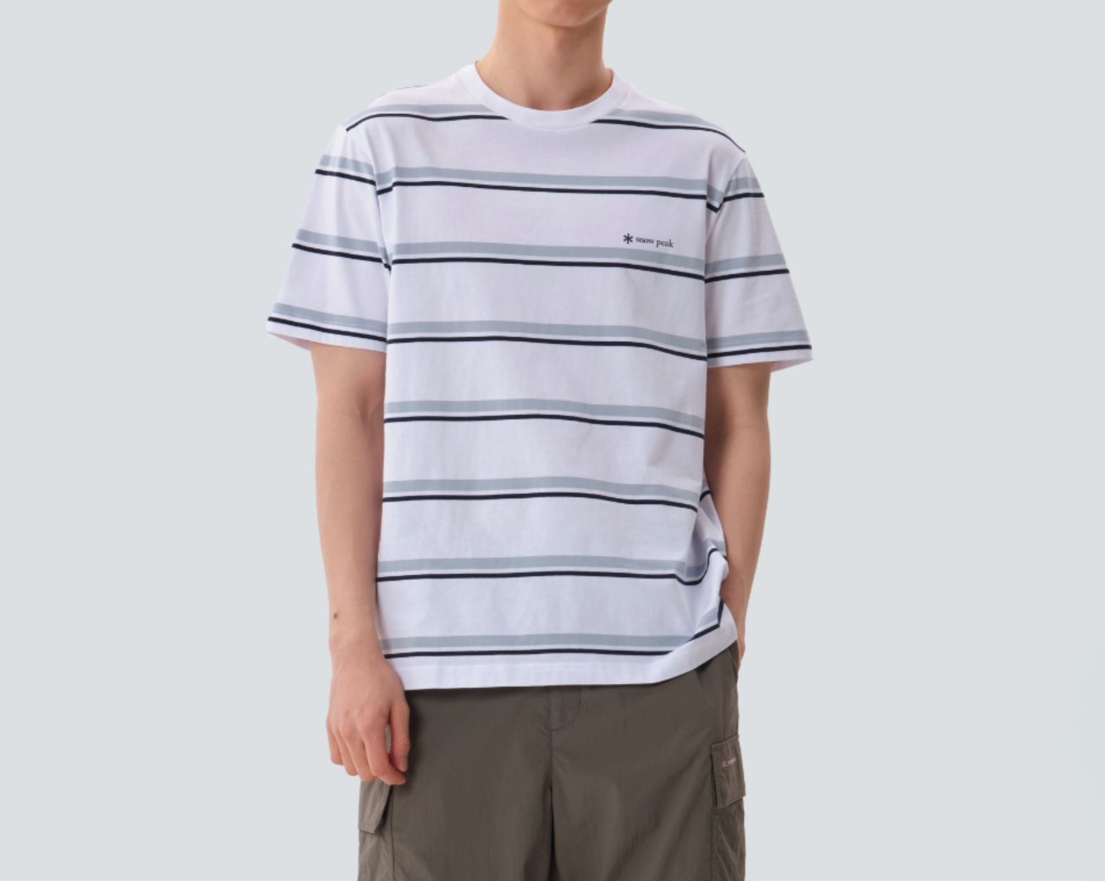 【現貨】snow peak Cotton Stripe Short Sleeve T-shirt 25SS 男款 條紋 短tee S25MMFTS49