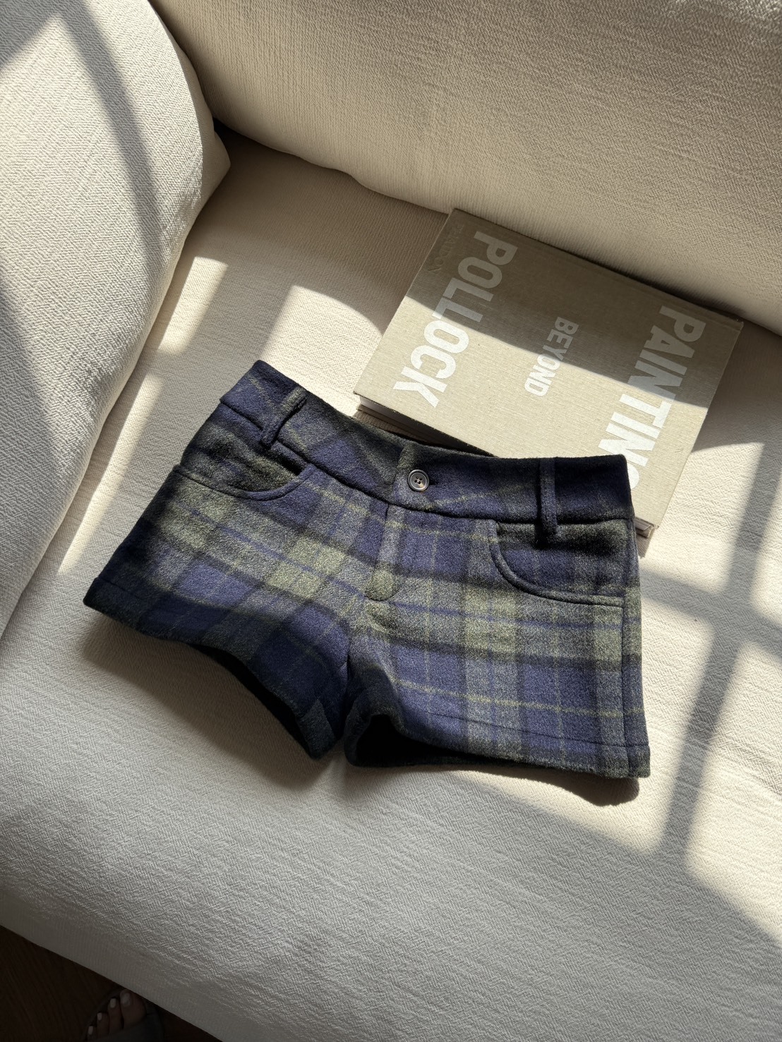 現貨! 9.amez project London John plaid shorts 英倫低腰格紋短褲