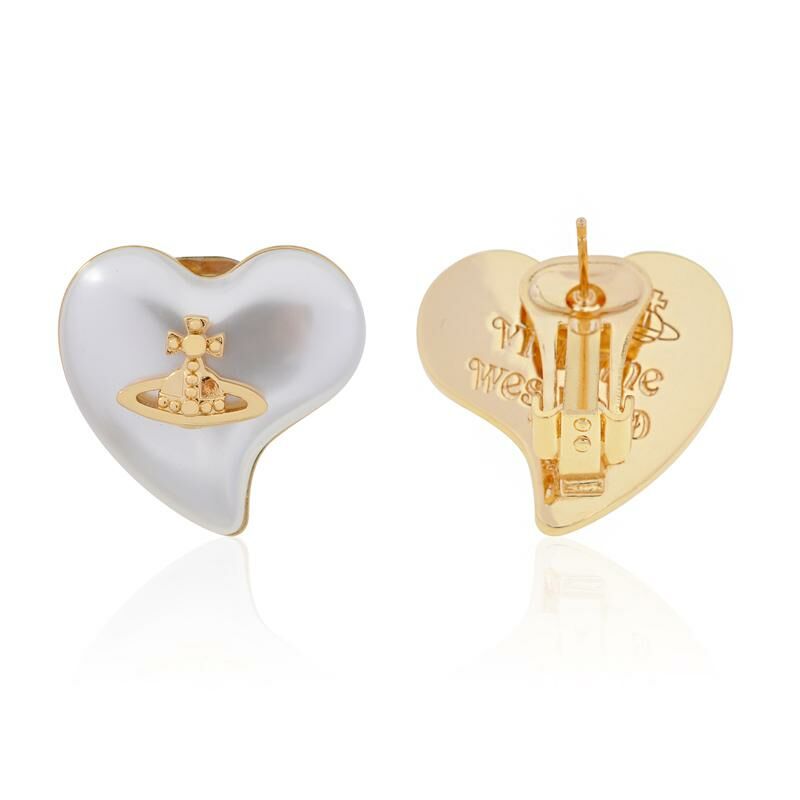 Vivienne Westwood 樹脂愛心耳環