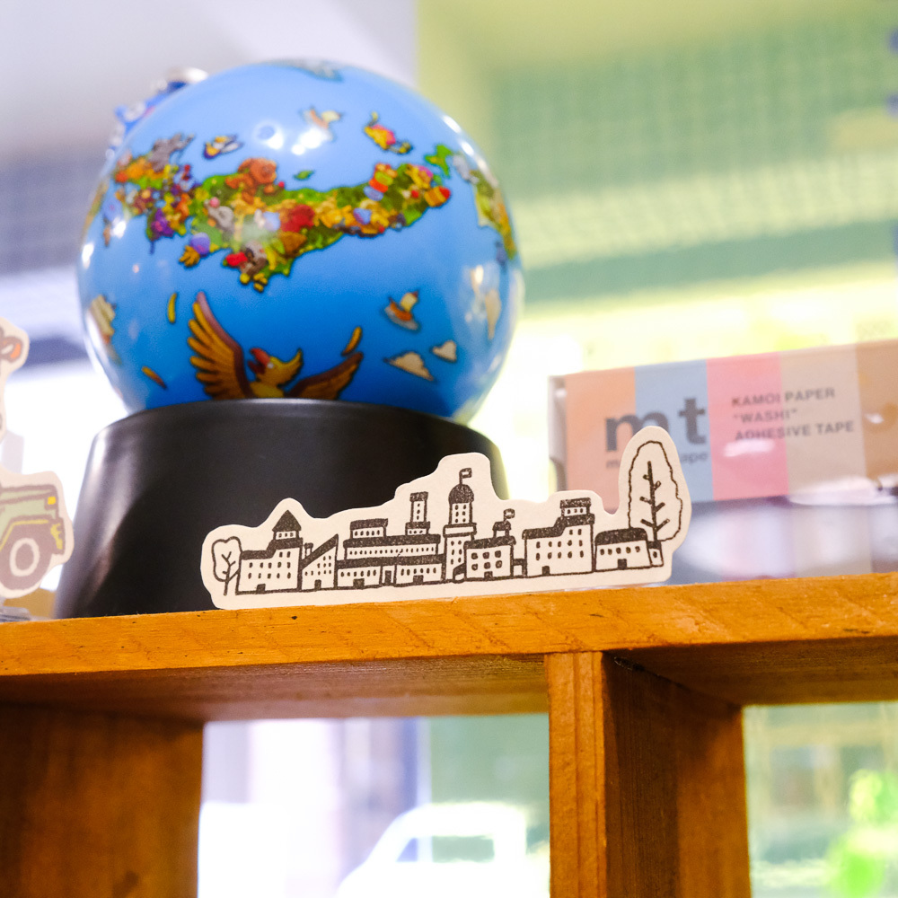 旅途風景02 歐風小城市  膠版印章 /一分之一工作室/TAIWAN