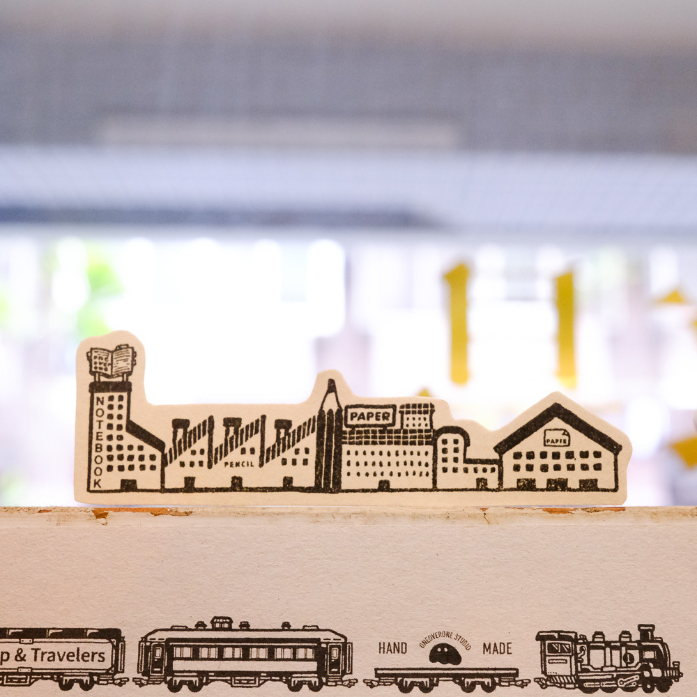 旅途風景03 紙製品文具廠區  膠版印章 /一分之一工作室/TAIWAN