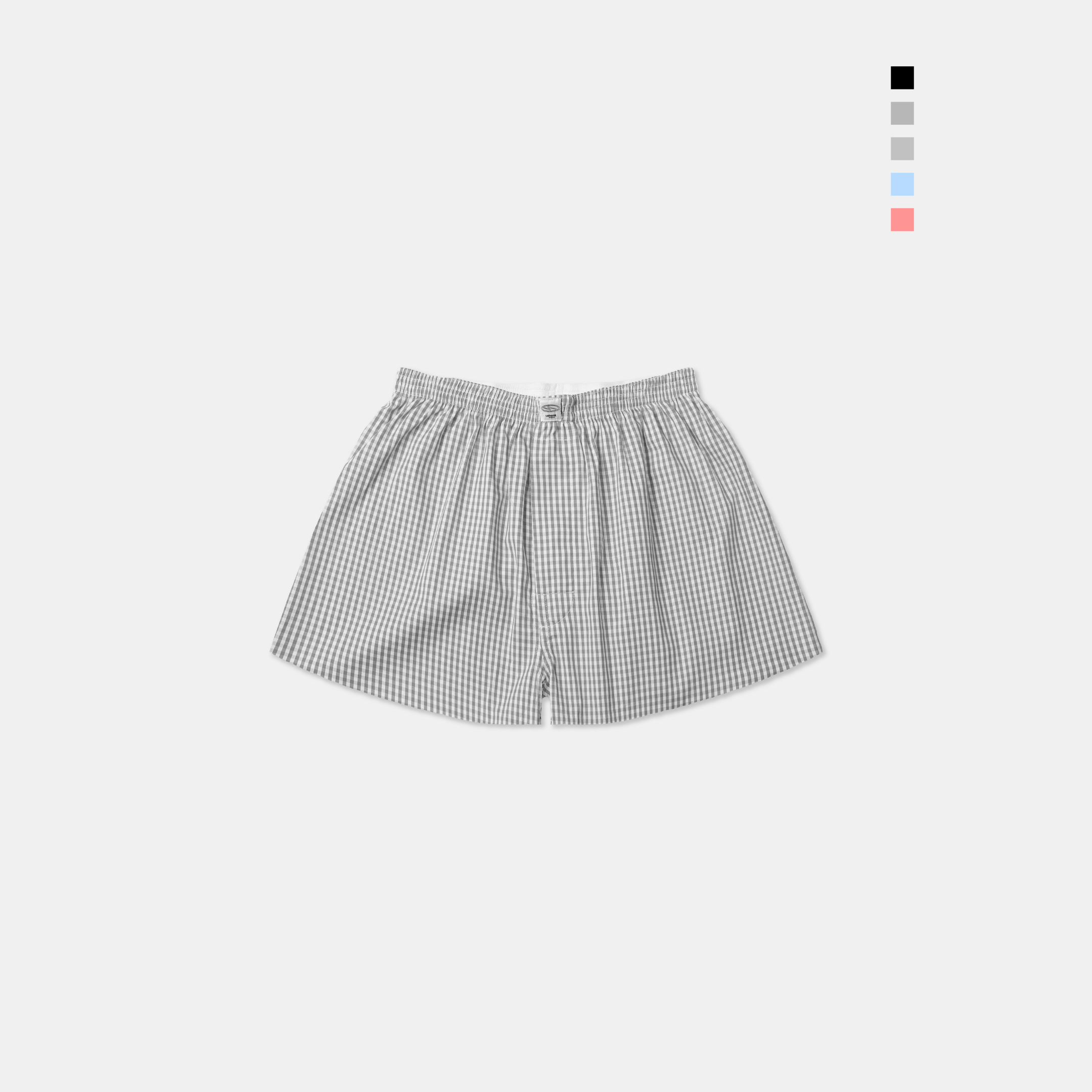 SIMON MADE UW-2403 VINTAGE 復古 格紋/線條 四角 內褲