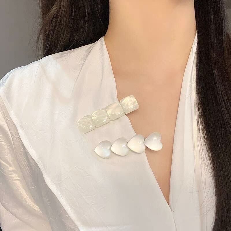 [4 FOR RM10] Cat's Eye Stone Elegant Side Hair Clip