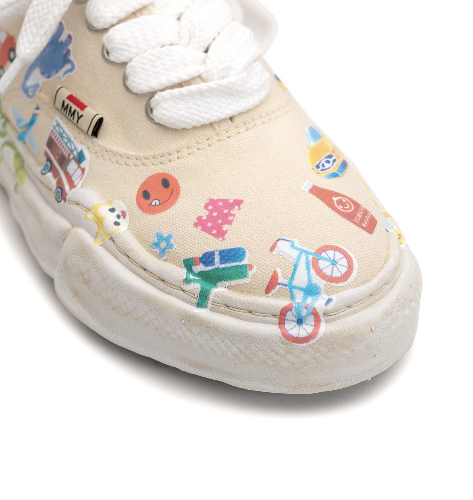 [現貨] MIHARA Baker Sticker Printed Canvas White | A14FW745