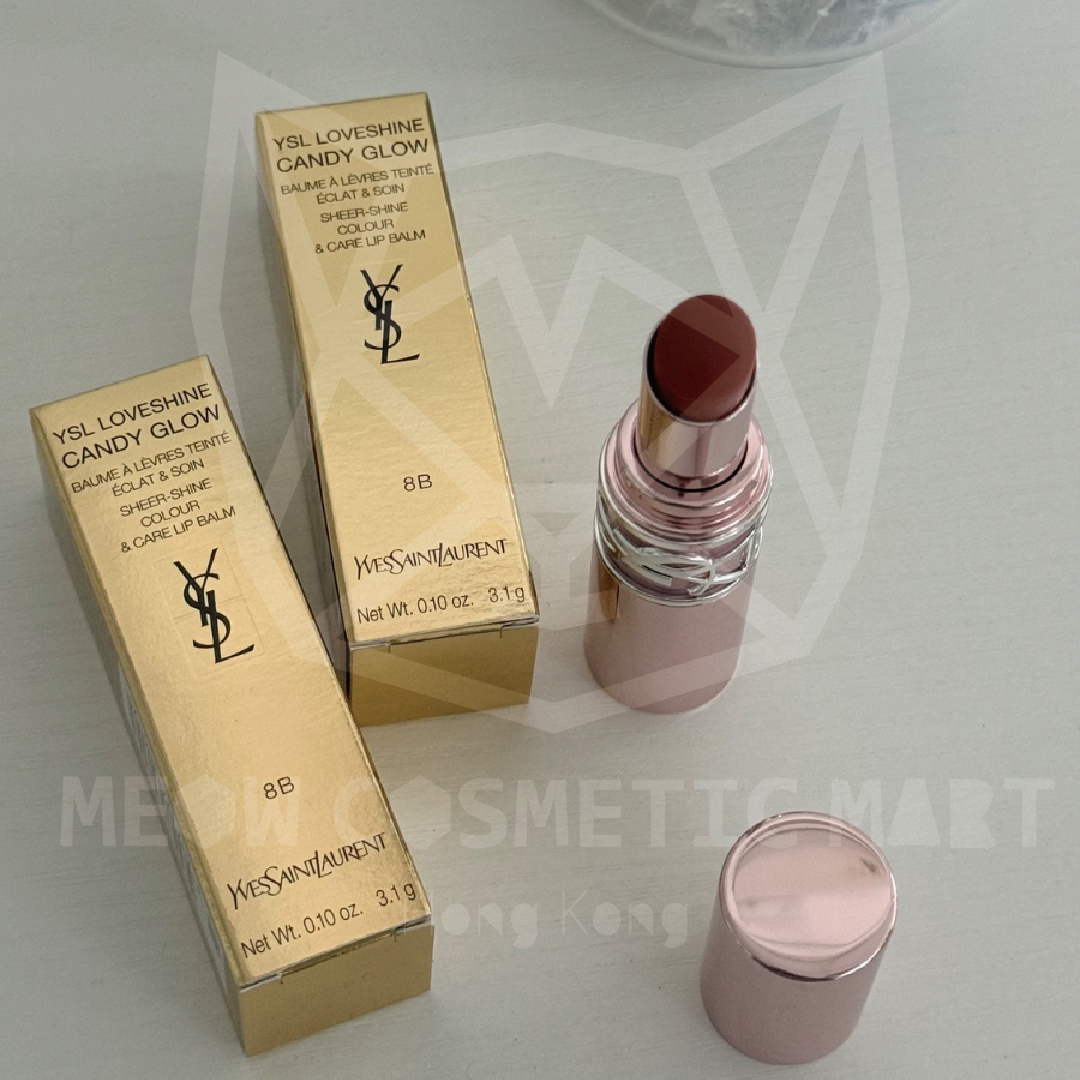 YSL - Loveshine Candy Glow-Sheer-Shine Colour & Care Lip Balm 粉管 #8B ThatPink