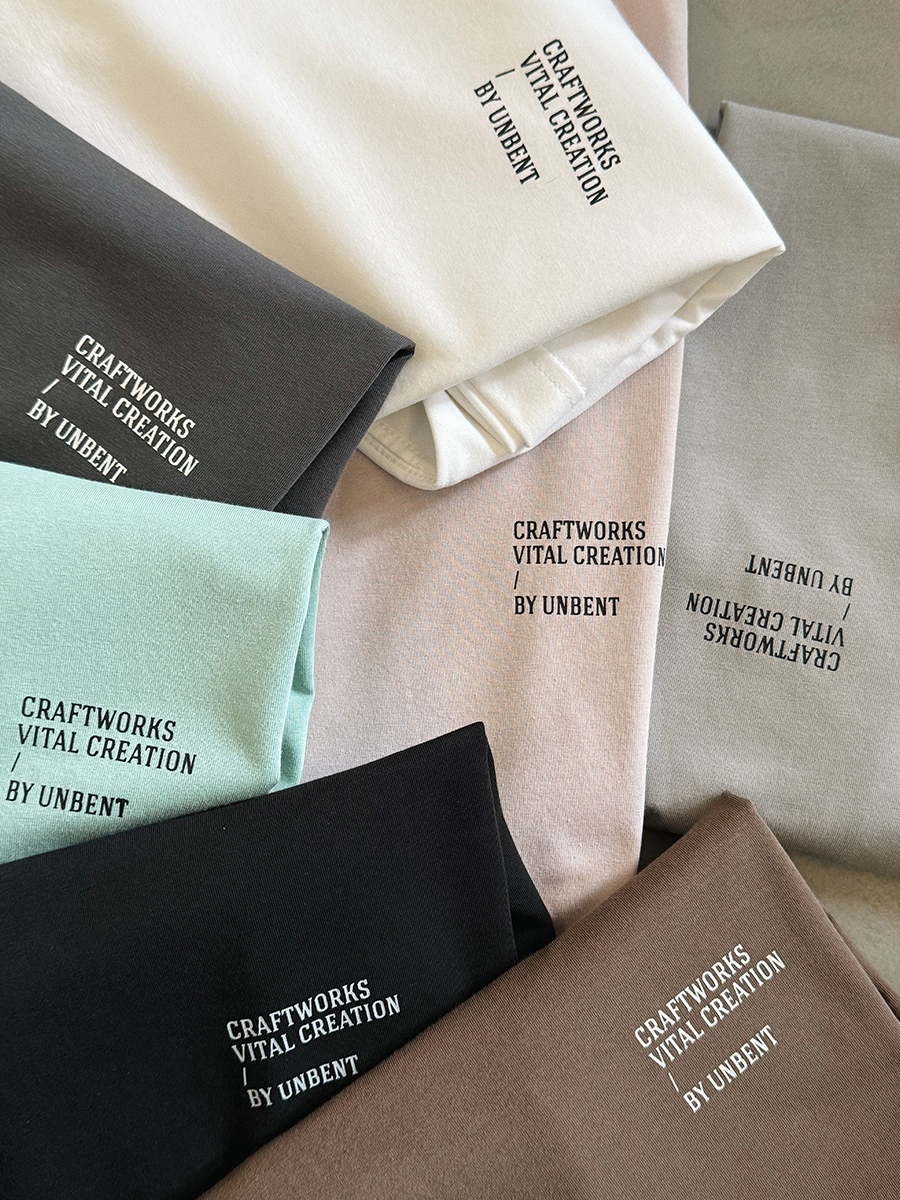 Unbent 25 s/s 日本天竺綿涼感速乾短袖